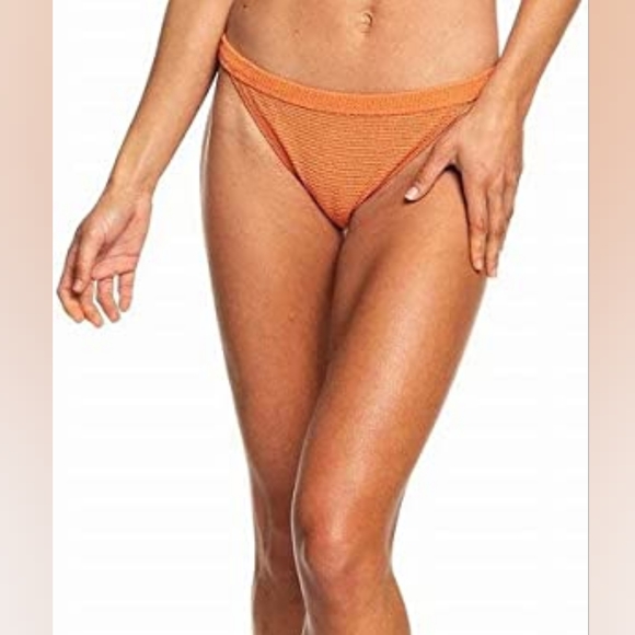 Nwt Roxy | sun memory full coverage bikini bottom crinkle texture - Picture 4 of 9